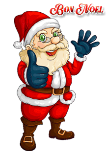 Gif bon Noël père Noël